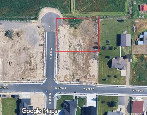 Map / location with approximate property parcel outlined