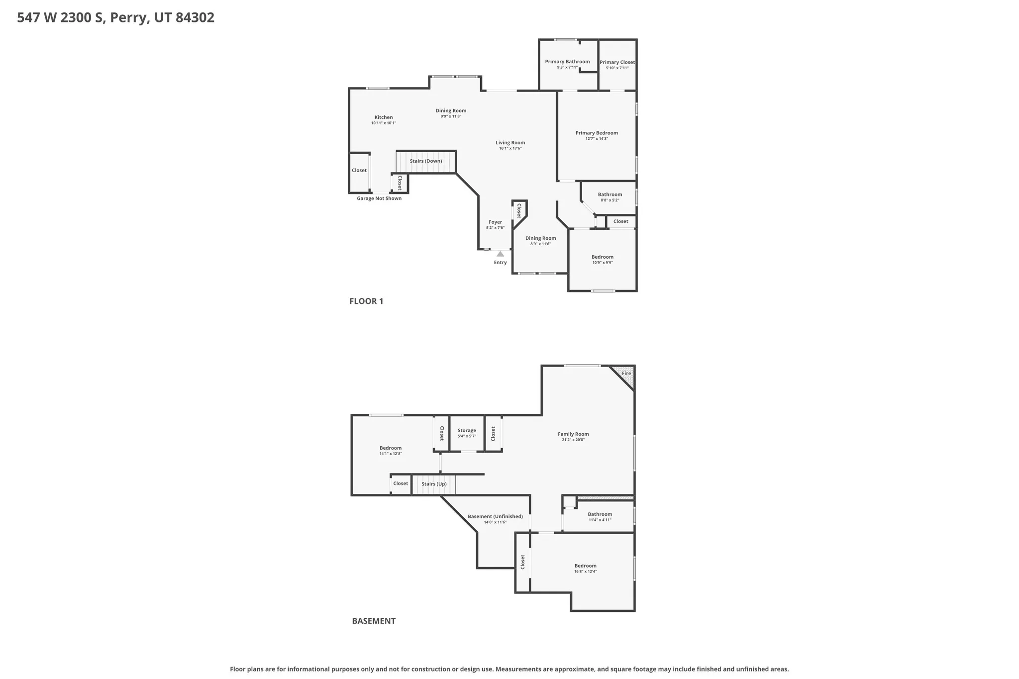View of home floor plan