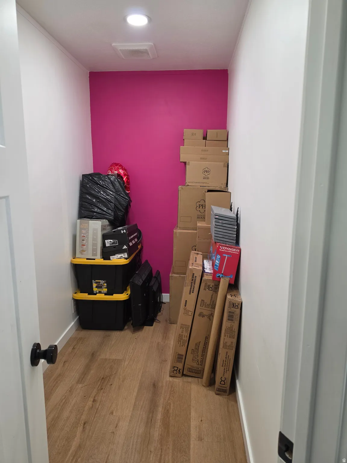 View of storage room