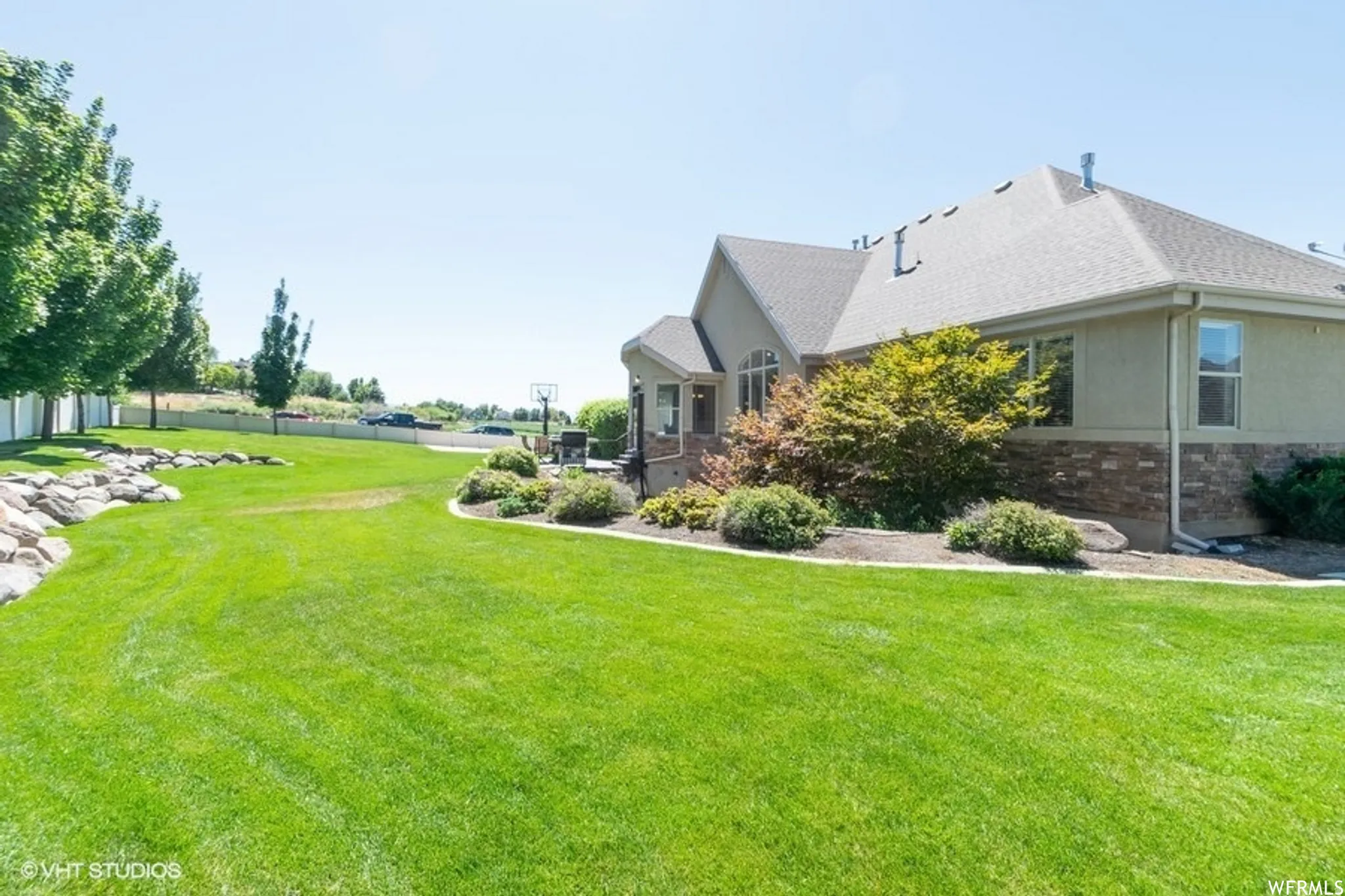 Last Summer - View of yard