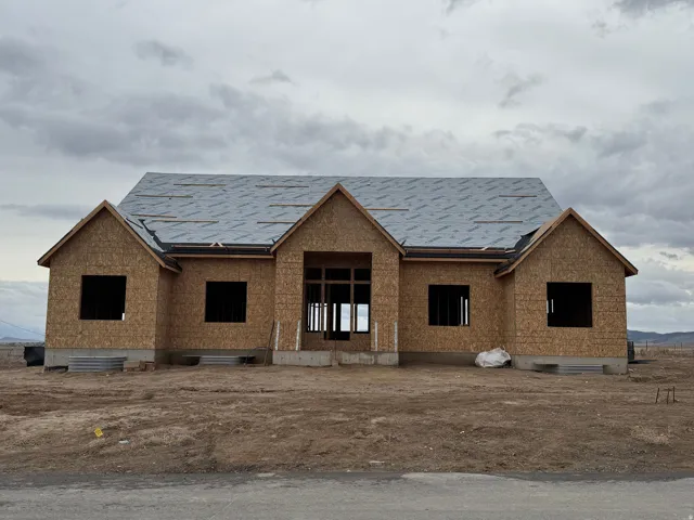 View of unfinished property