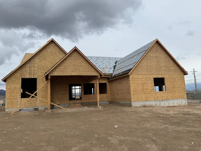 Back of property featuring a patio area