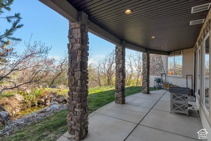 View of patio