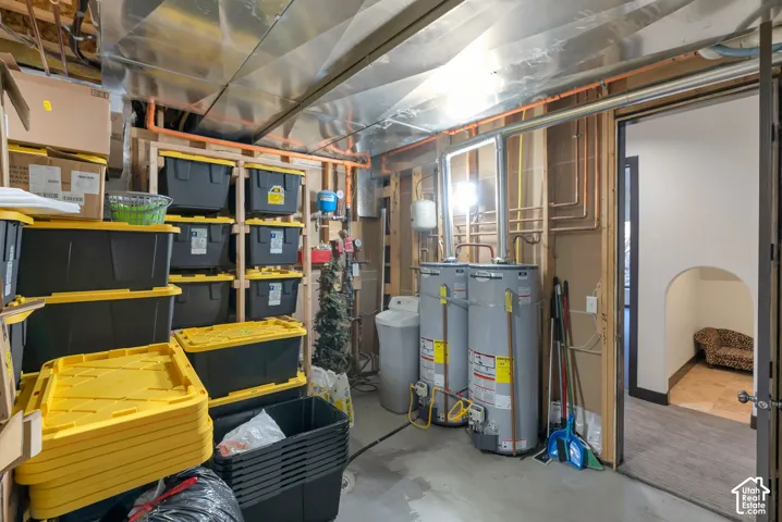 Utilities featuring water heater
