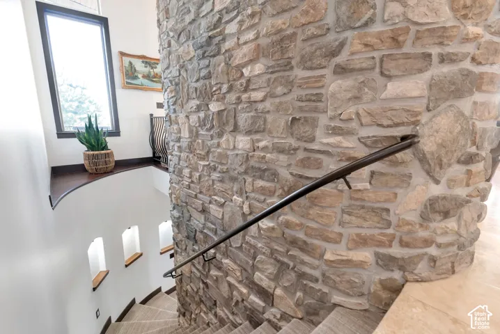 View of stairs