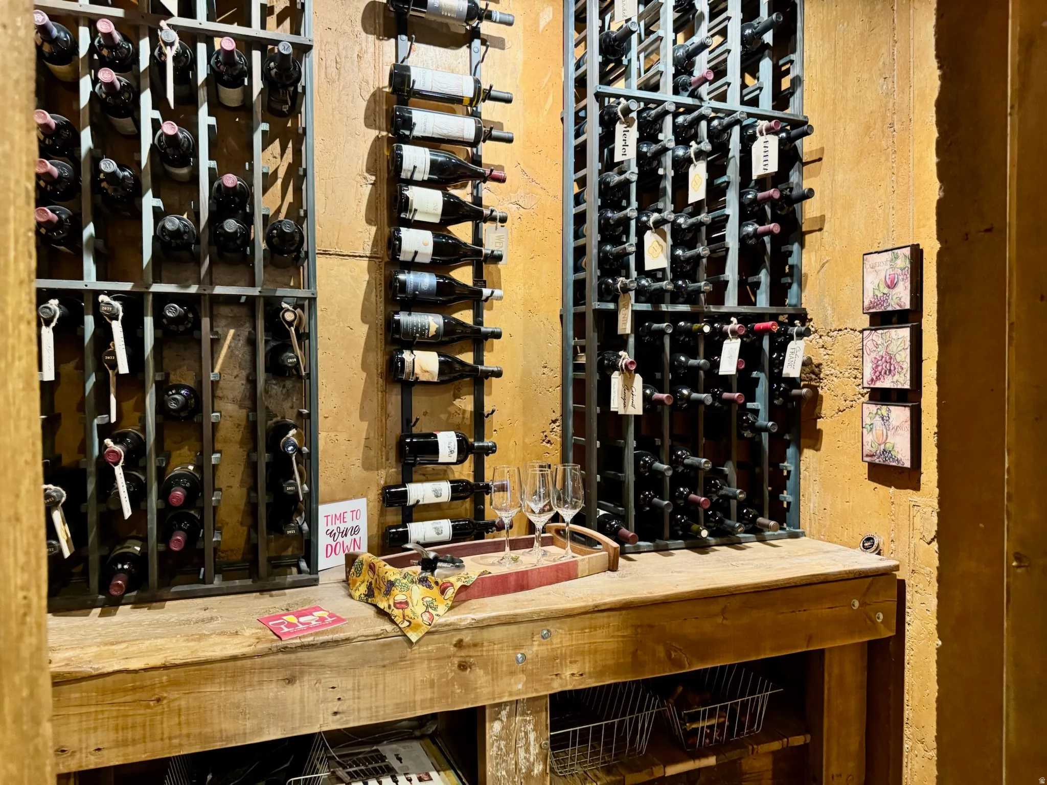 View of wine area