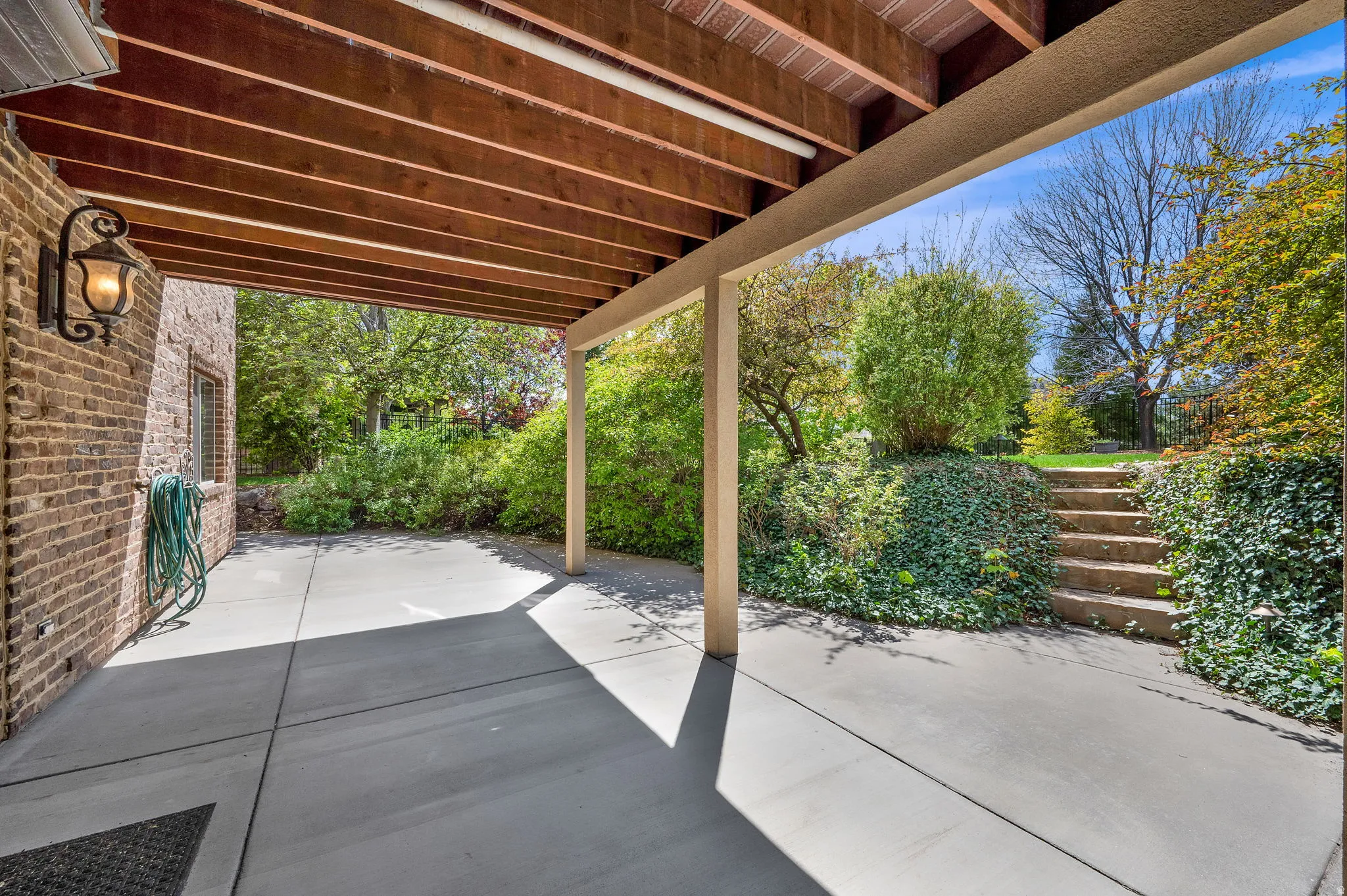 View of patio