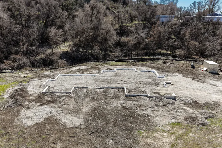 Footings are in place for a house plan