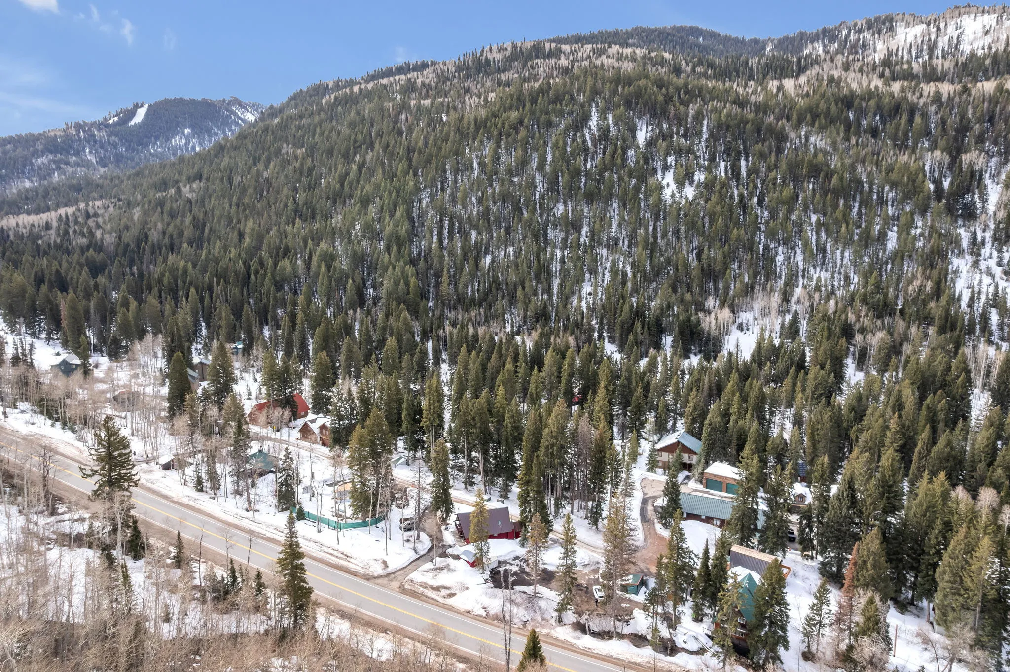 View of mountain backdrop