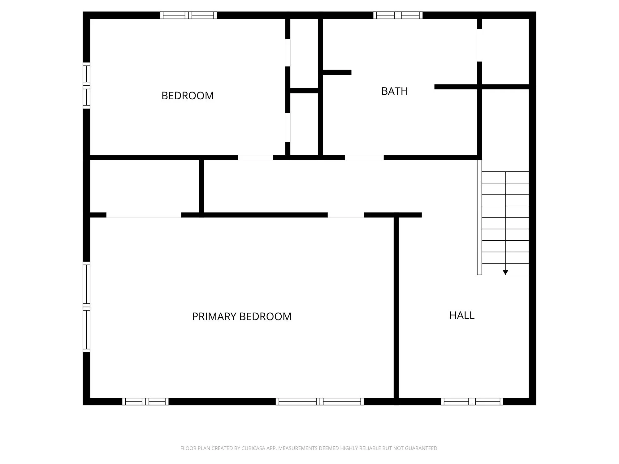 View of room layout
