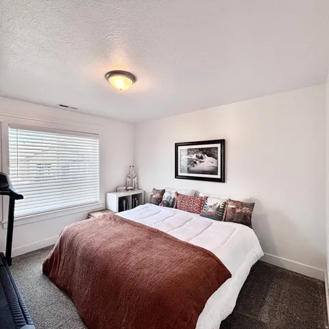 Bedroom 2, clean open and easily fits a king sized bed!