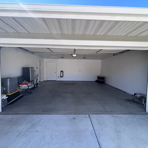 Spotless 2 car garage!