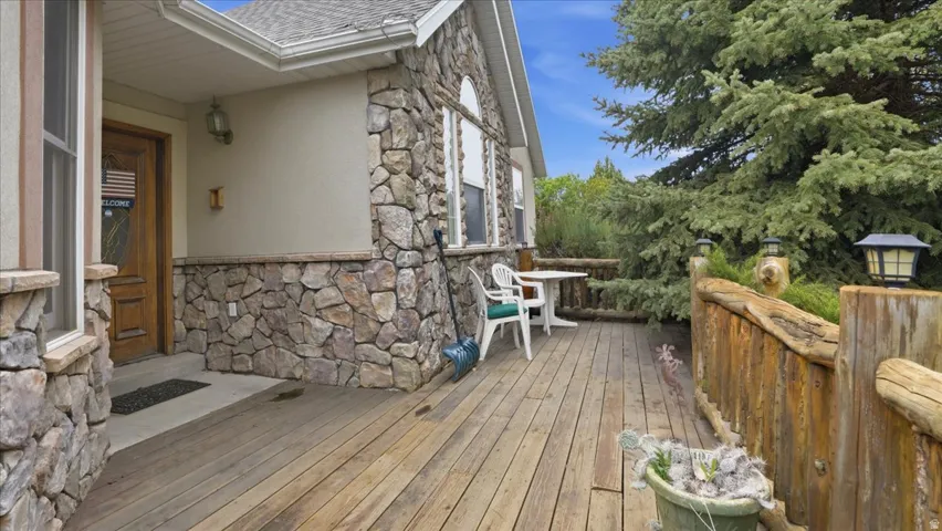 View of deck