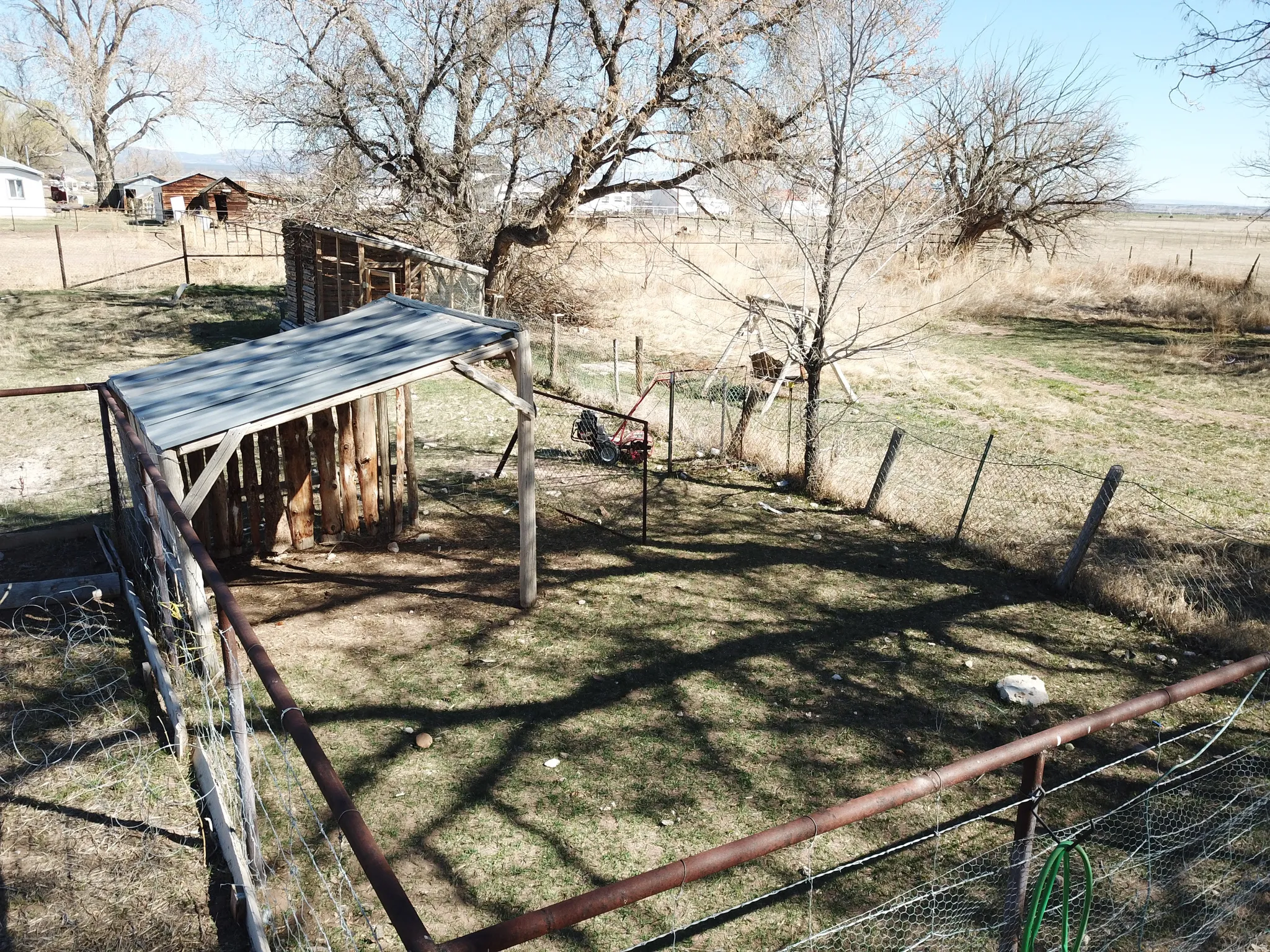 View of yard featuring a view of countryside