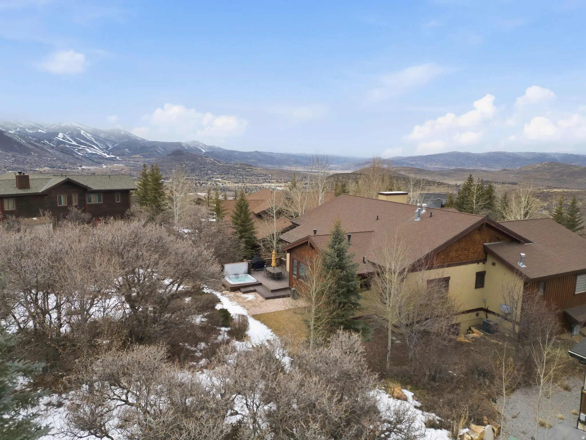 View of mountain background