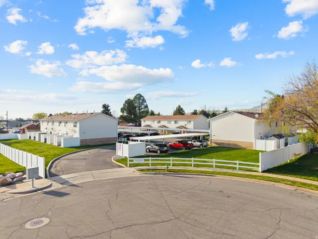 View of front of property with a residential view