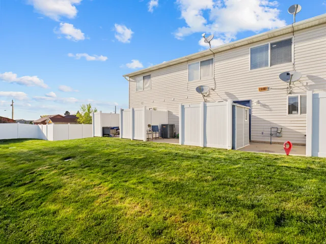 Back of property