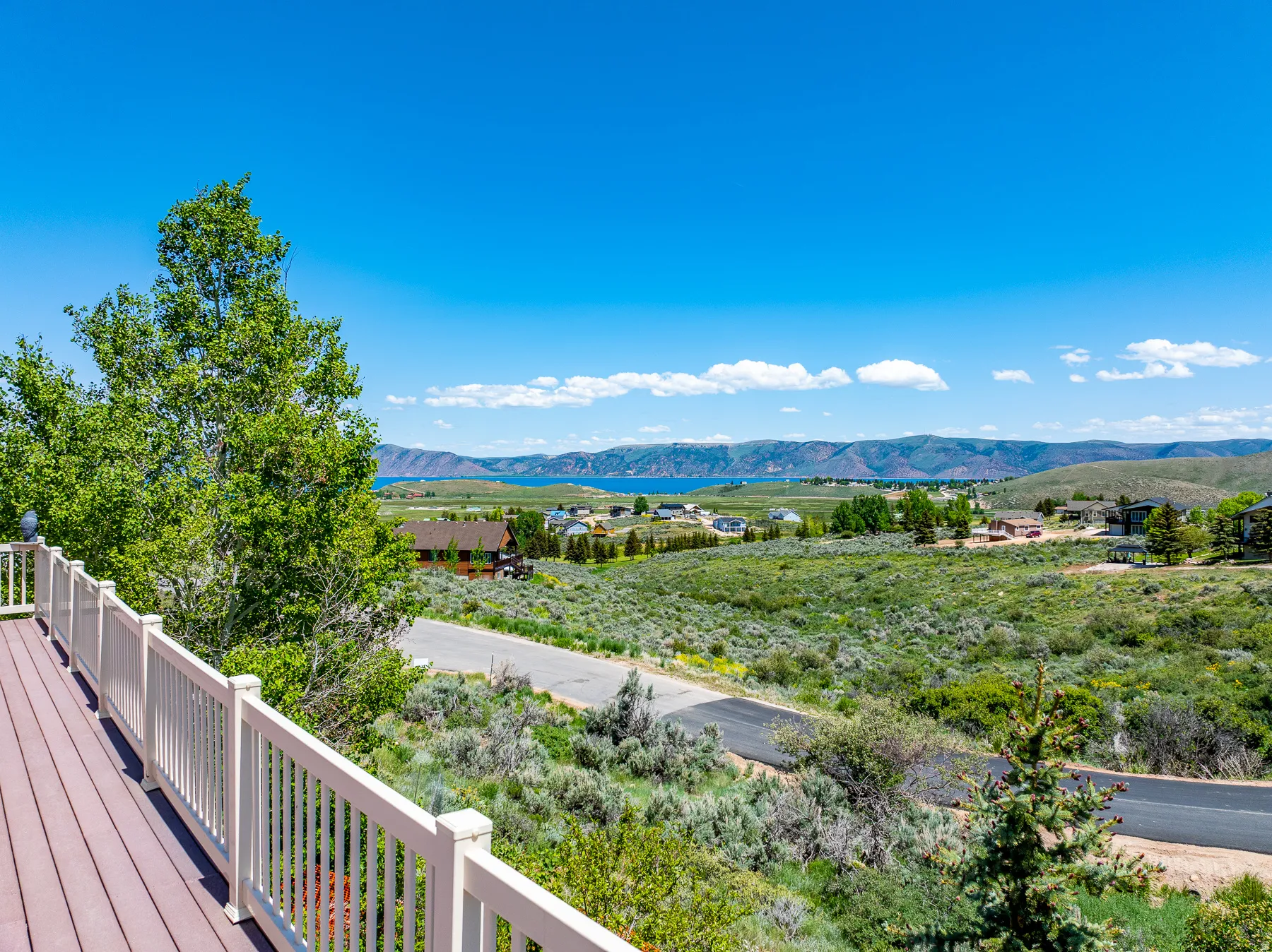 View of mountain background
