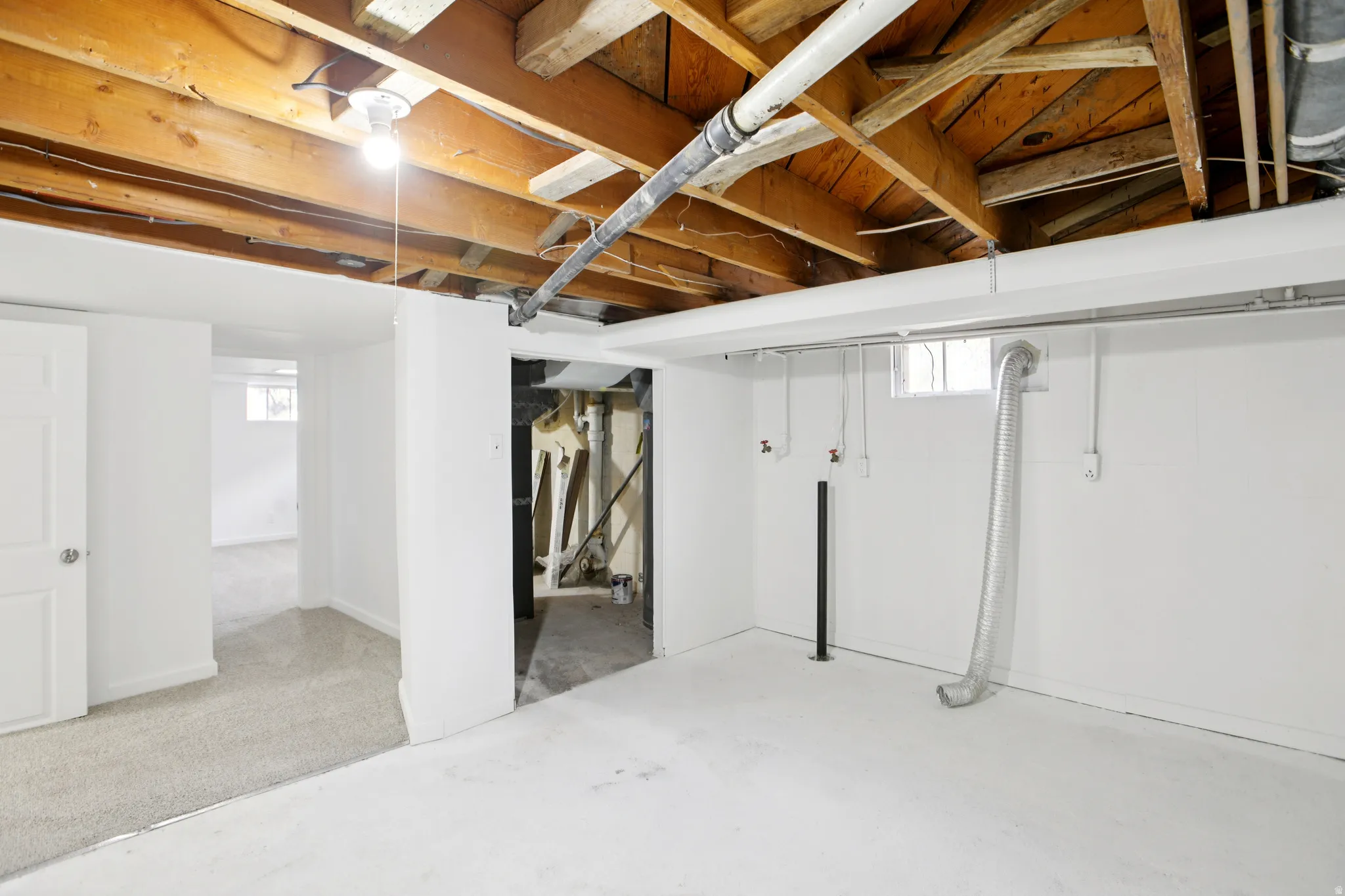 Below grade area with plenty of natural light