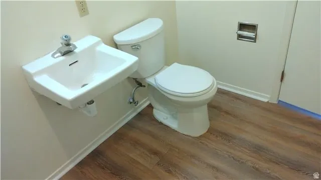 Half bath in Laundry room