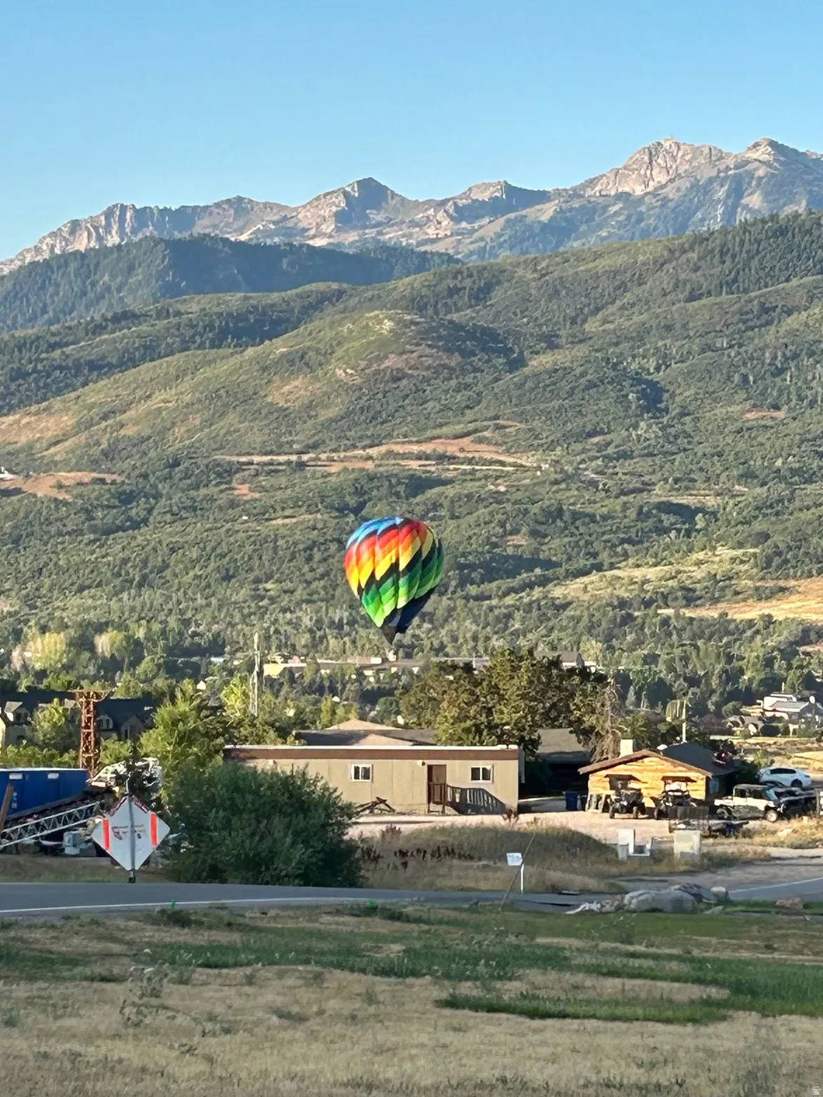 View of mountain backdrop