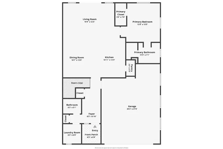 View of floor plan / room layout