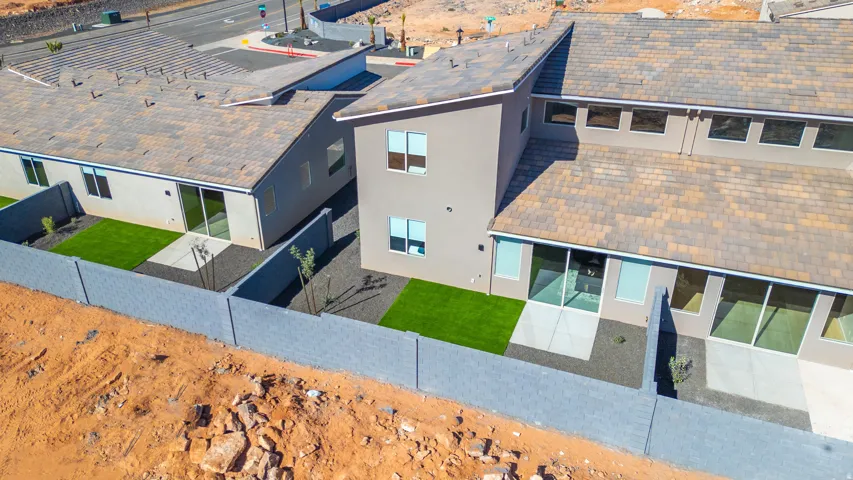 View from above of property