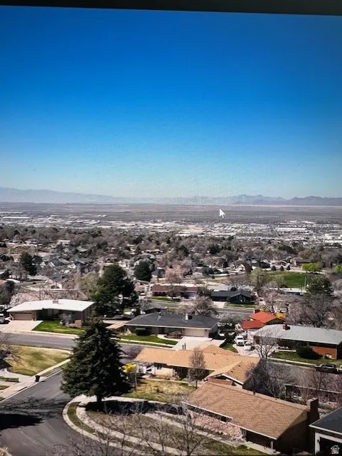View of valley and the lake