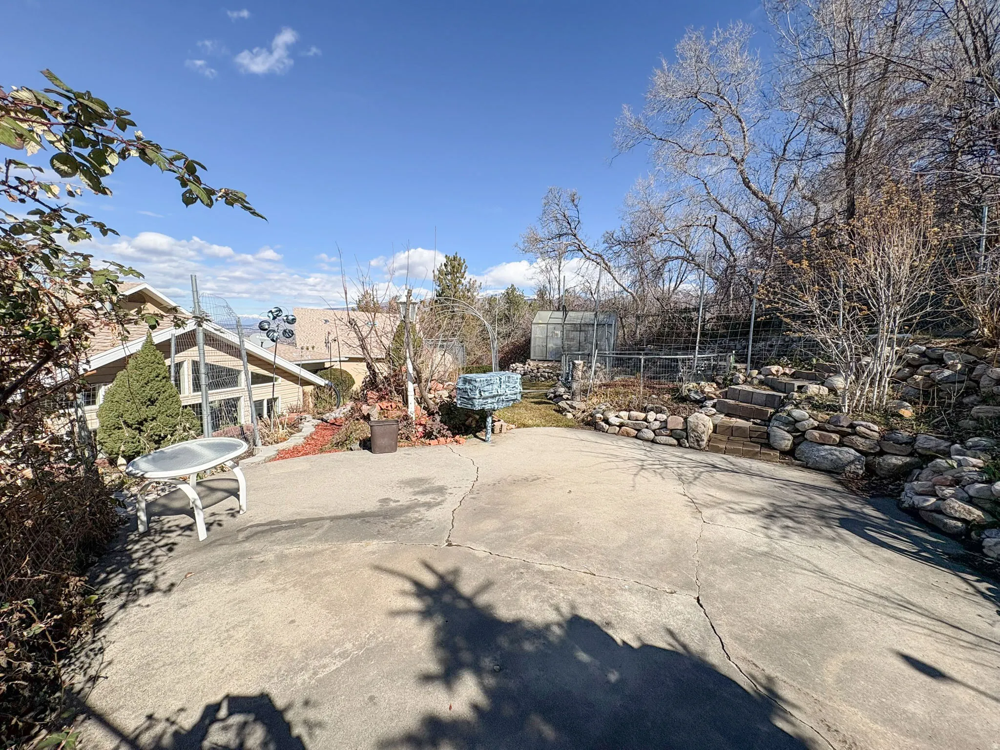 View of patio