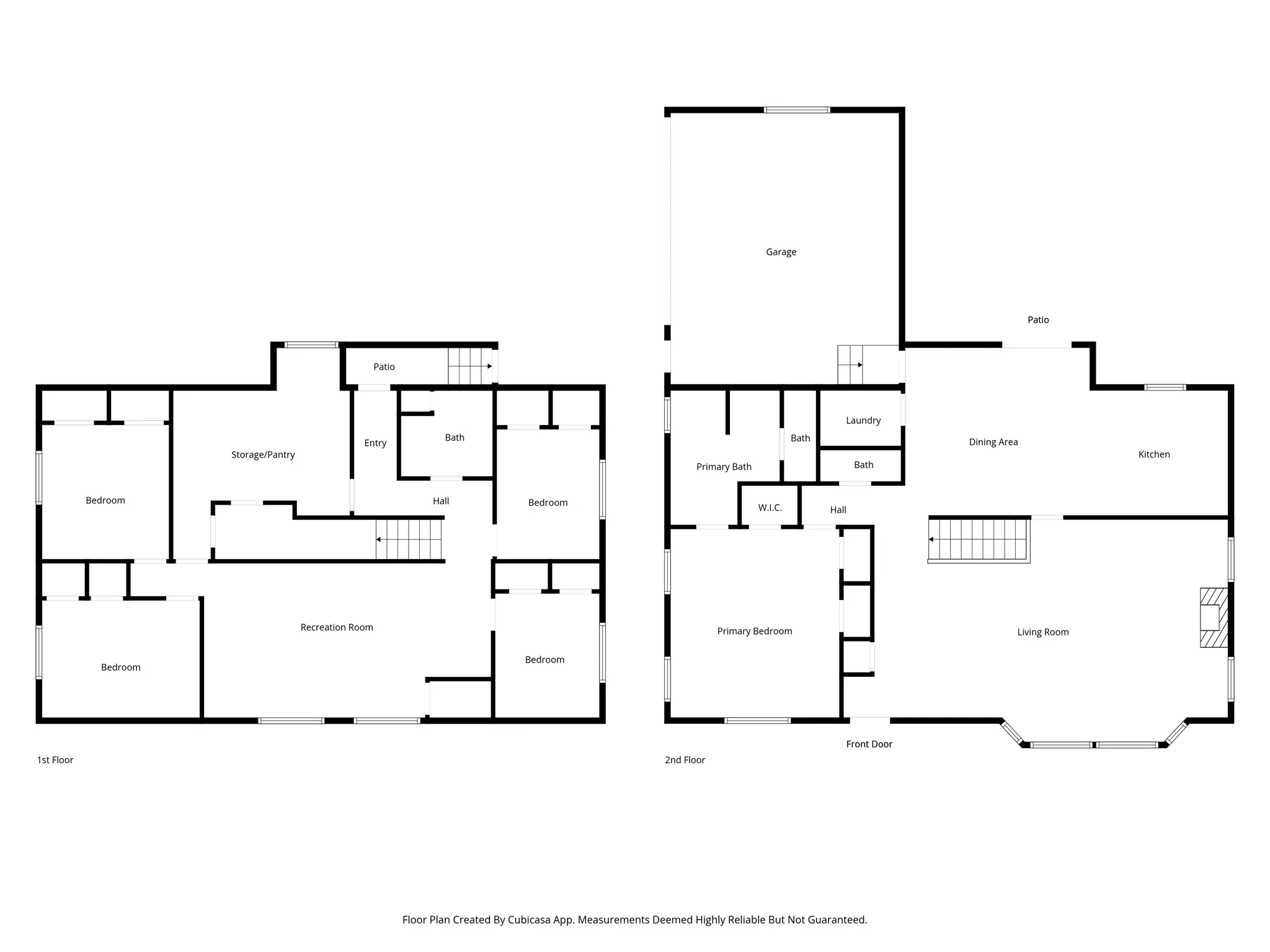 View of floor plan / room layout