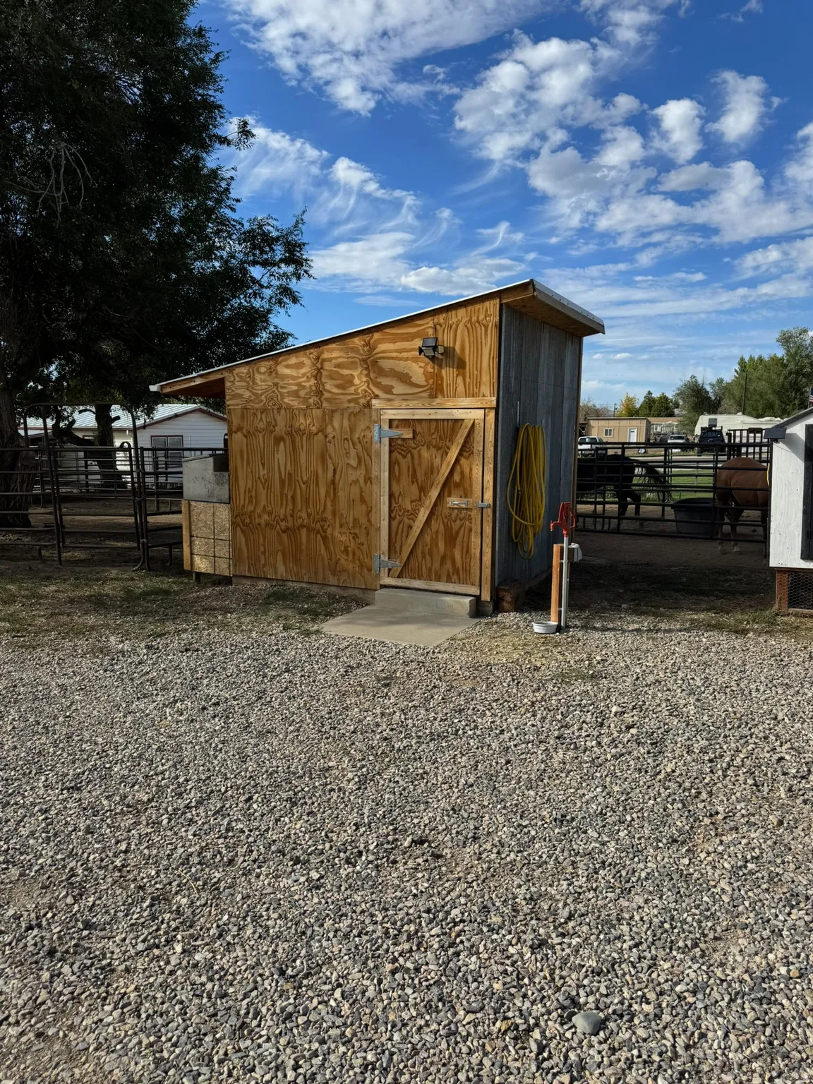 View of outbuilding