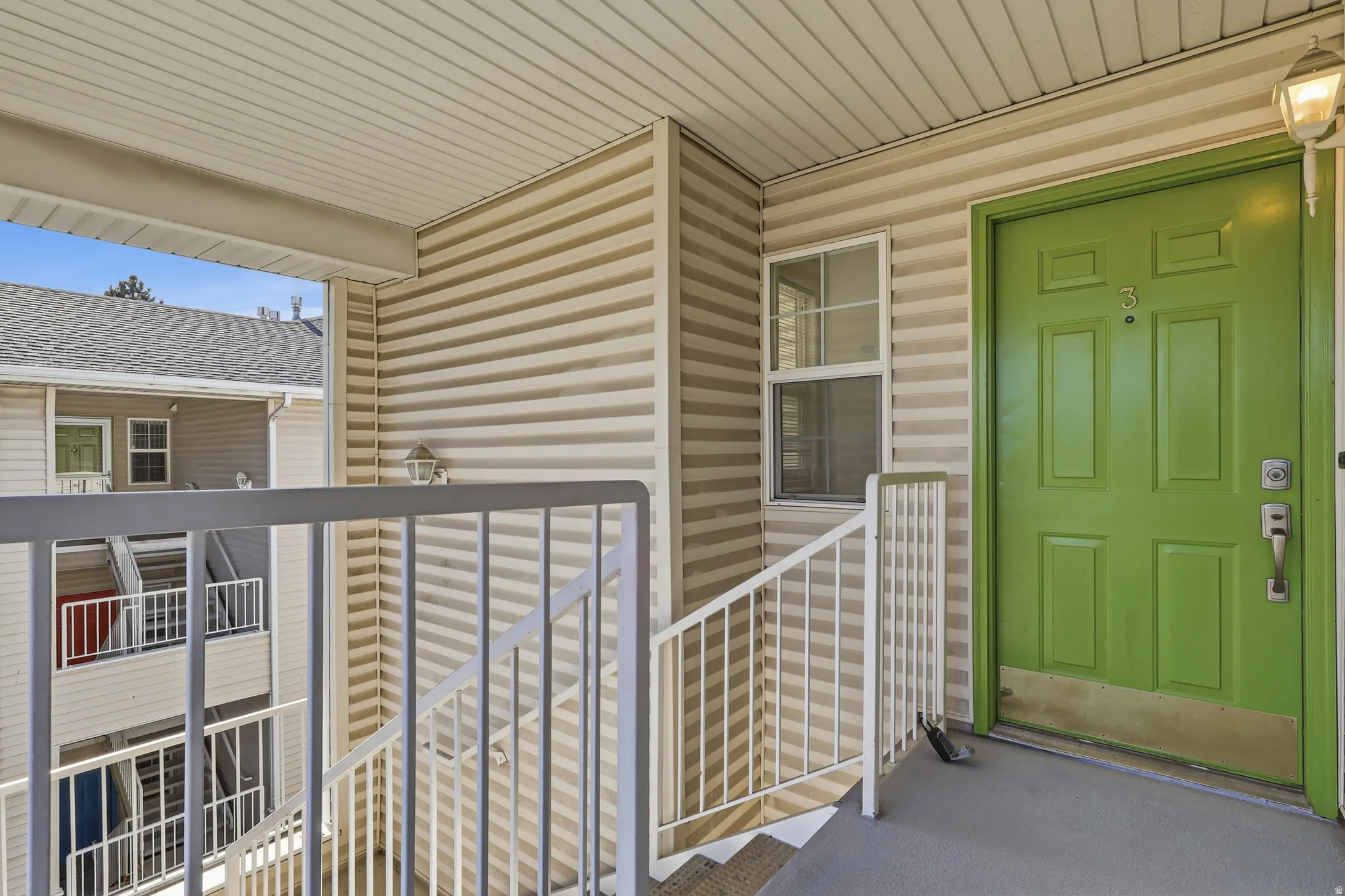 Doorway to property