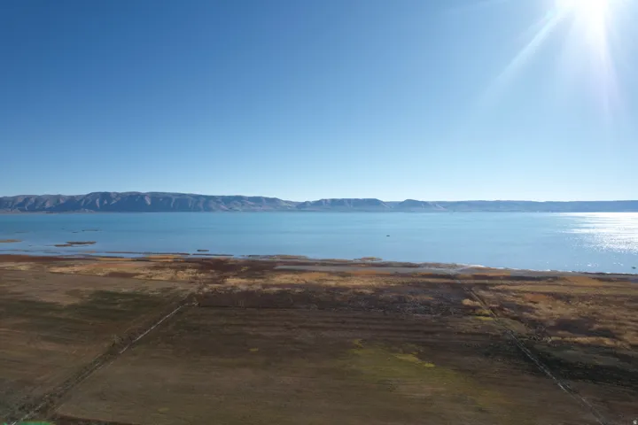 Water view with mountains