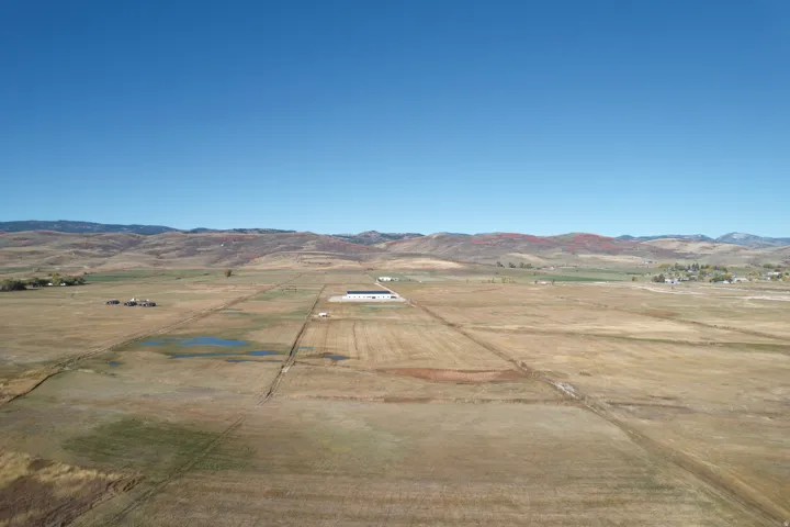 Mountain view with rural landscape