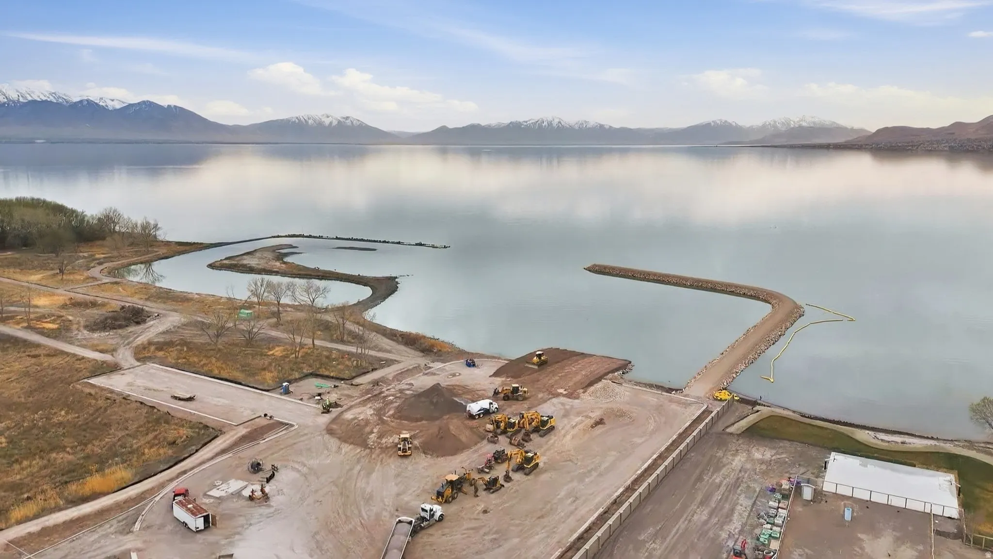 Future marina and boat ramp