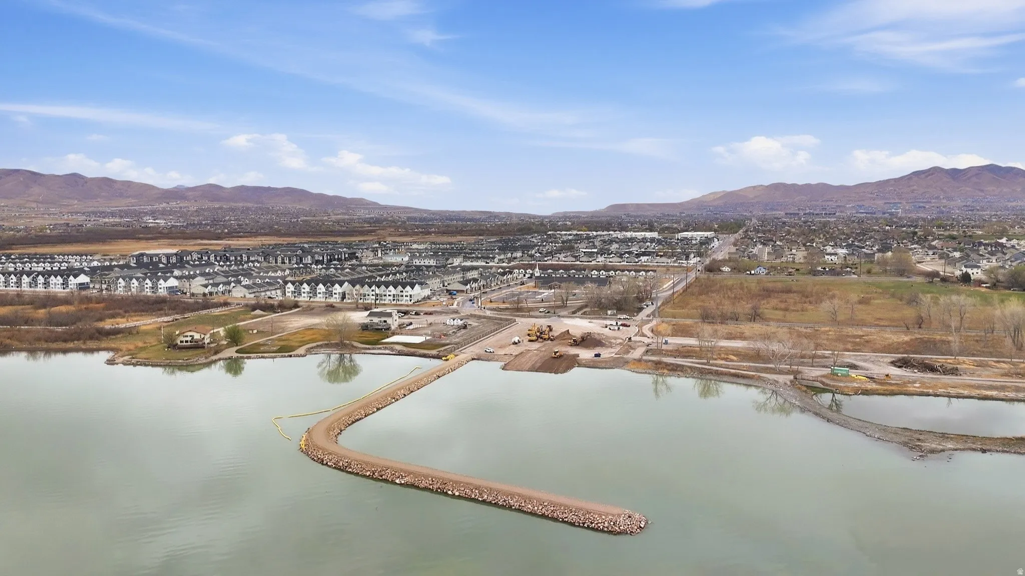 Future marina and boat ramp