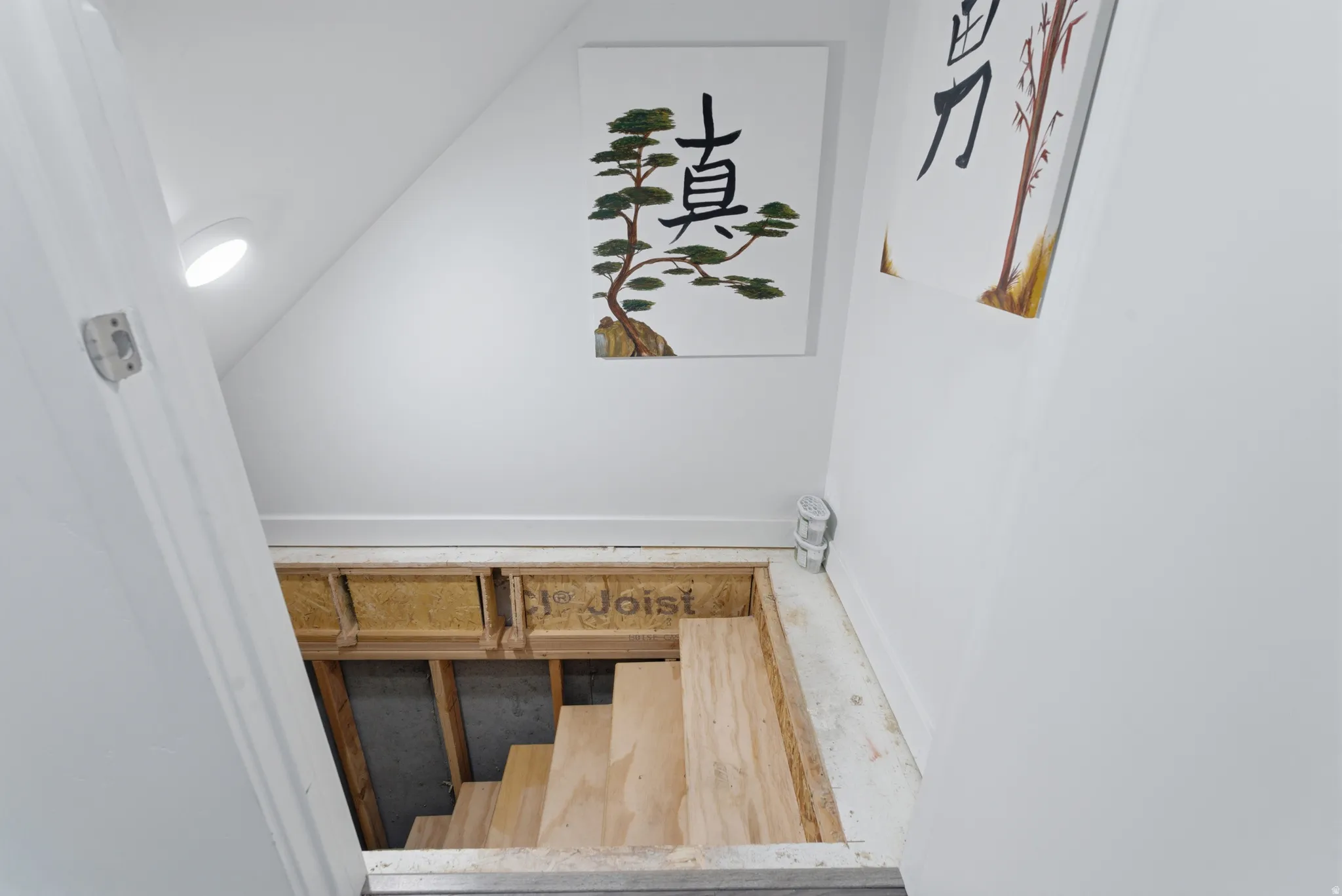 View of stairway to basement
