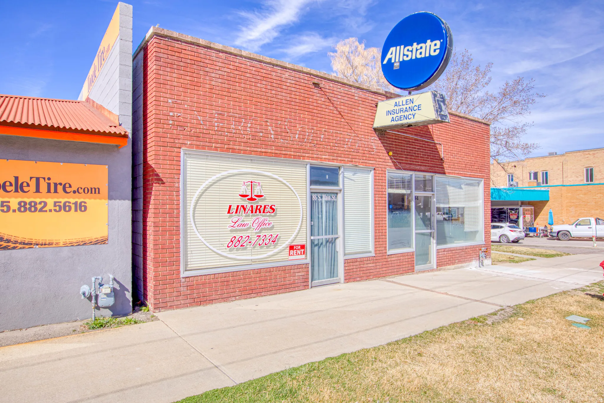View of commercial property