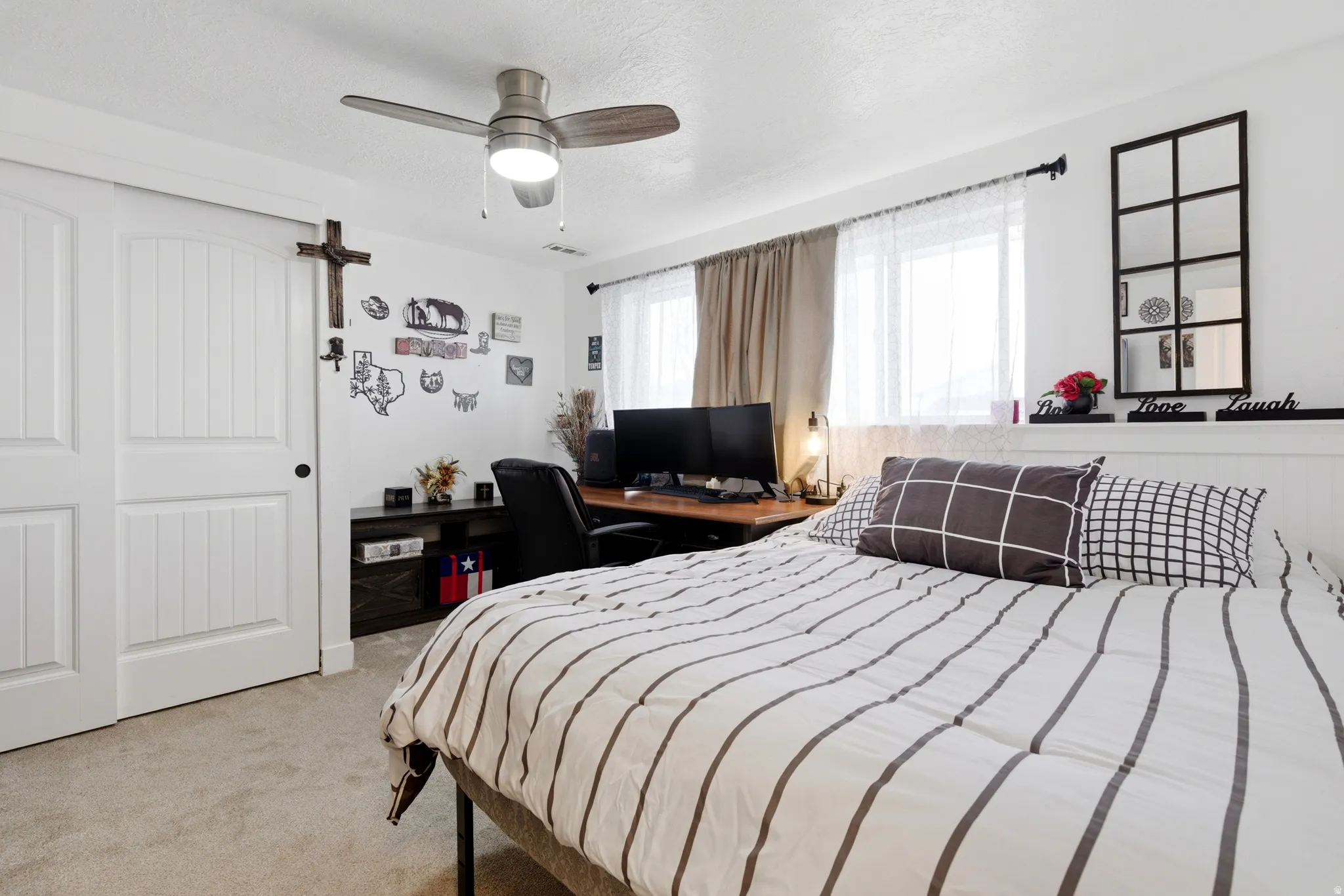 Lower level bedroom.