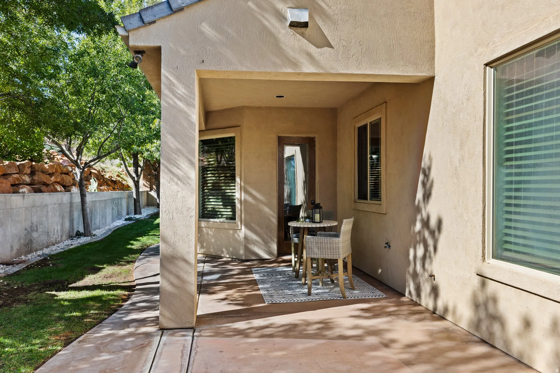 View of patio / terrace featuring outdoor dining area