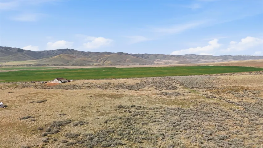 Mountain view with rural landscape