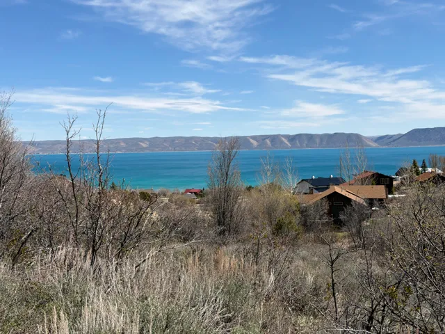 Water view featuring a mountainous background