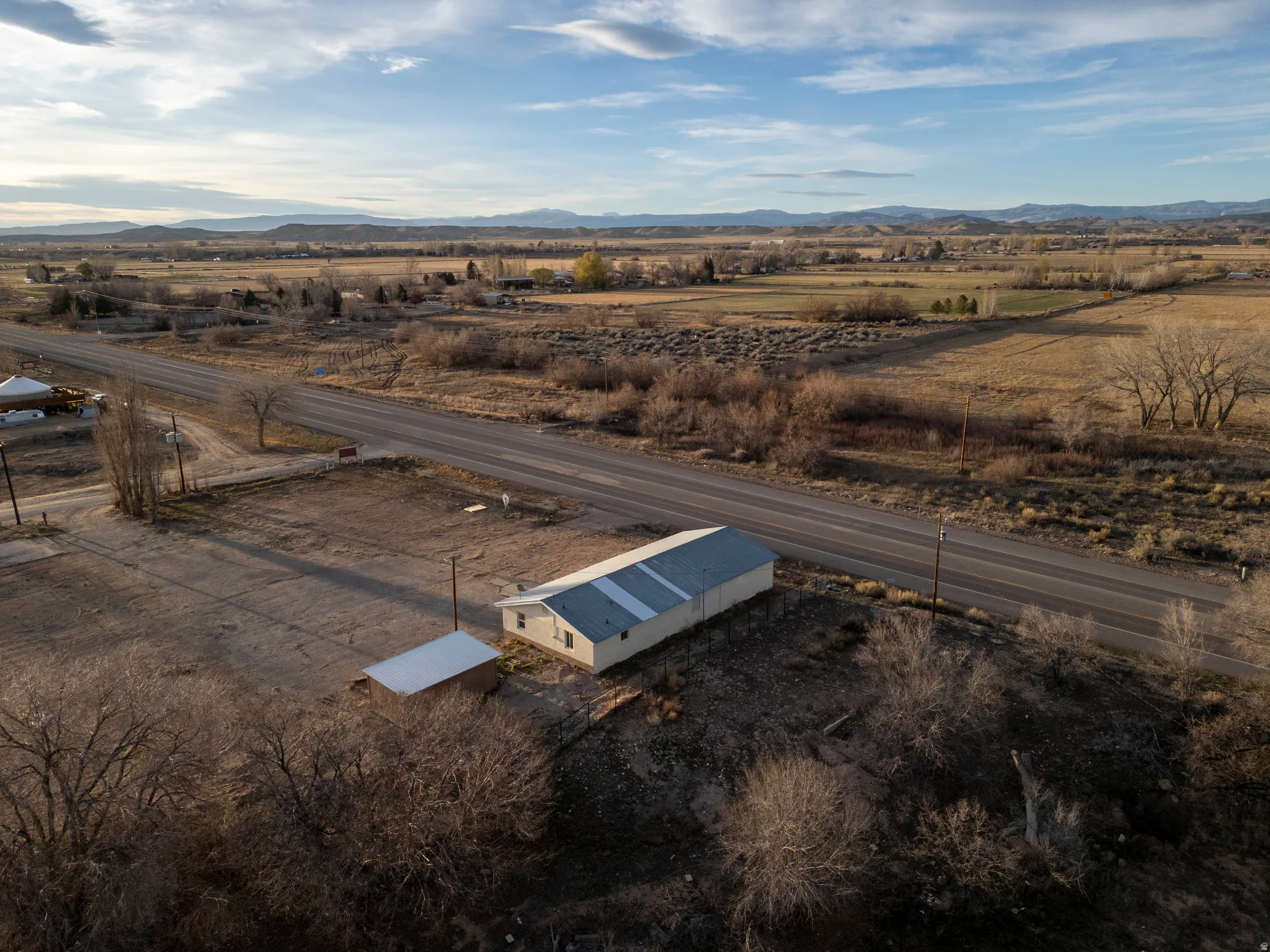 View of rural area with mountains