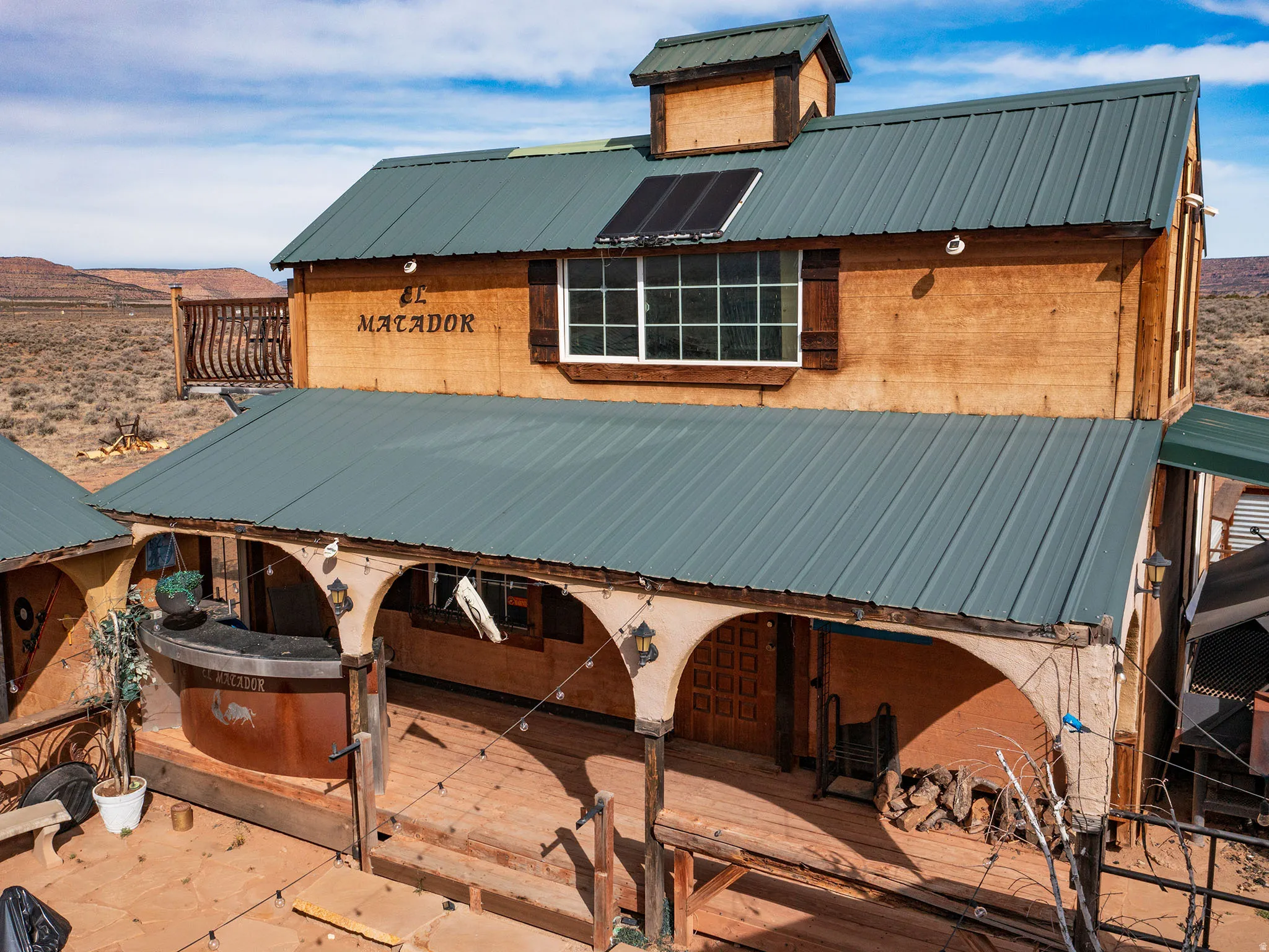 View of patio / terrace with a wooden deck