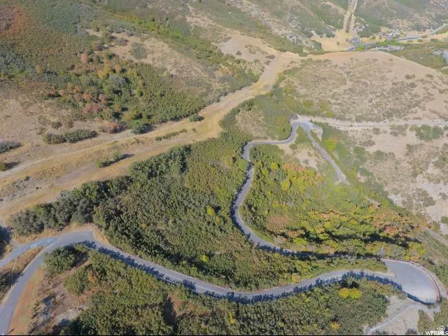 Aerial view of property's location with rural landscape
