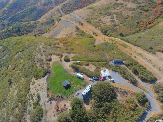 Aerial view of property's location featuring rural landscape