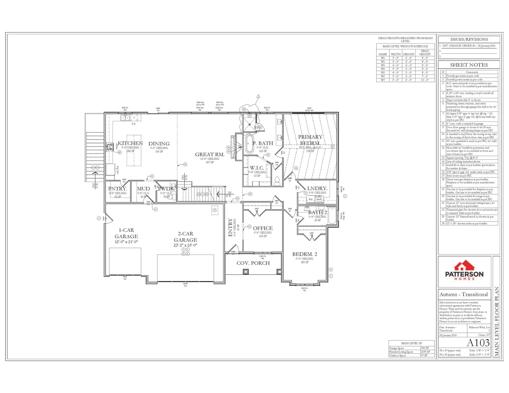 View of room layout