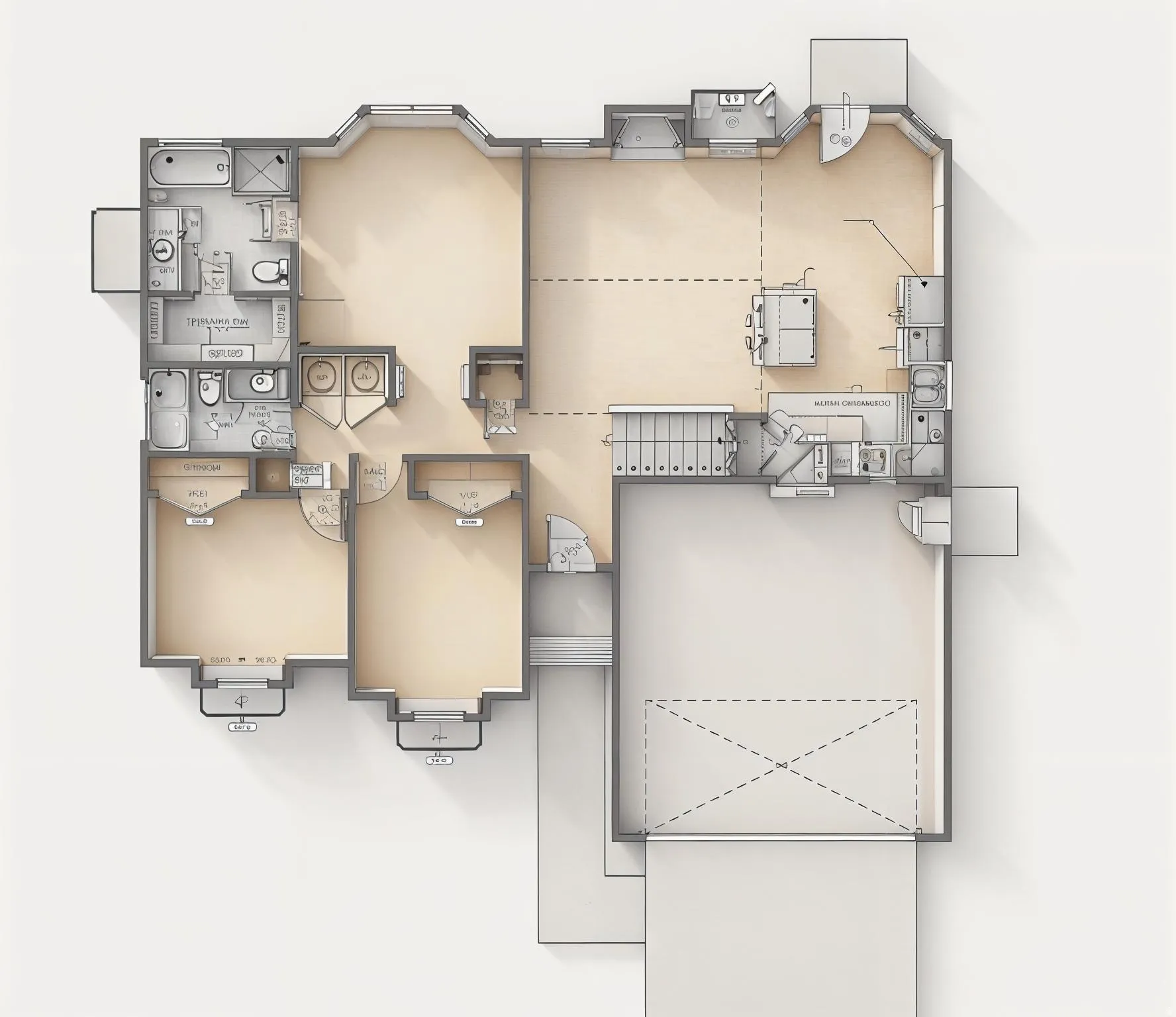 View of floor plan / room layout