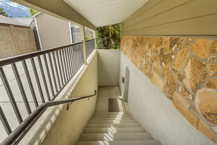View of stairway