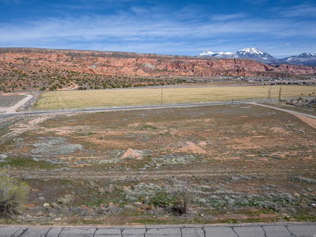 Mountain view with rural landscape